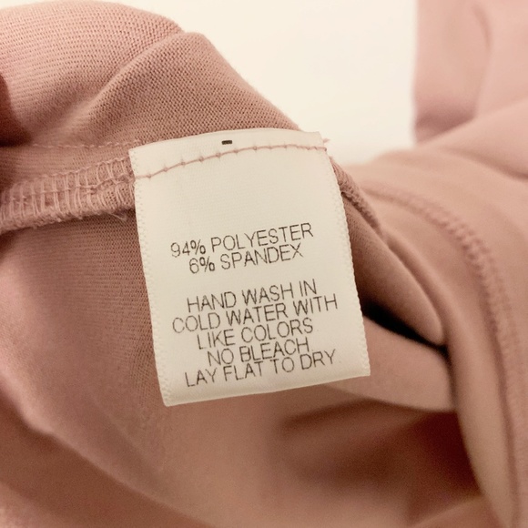 Nordstrom Gibson Pink Asymmetrical Ruffle Hem Tank - Picture 7 of 7